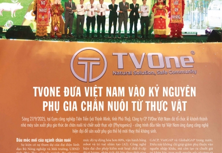 TVOne Trên Tạp Chí Người Chăn Nuôi: Bước Tiến Cho Chăn Nuôi Xanh Bền Vững